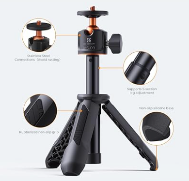 K&F Concept Tripod for DJI Osmo Pocket 3 — حامل مخصص لحسن علوان